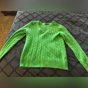 Ralph Lauren cable knit sweater. Size medium. Excellent condition